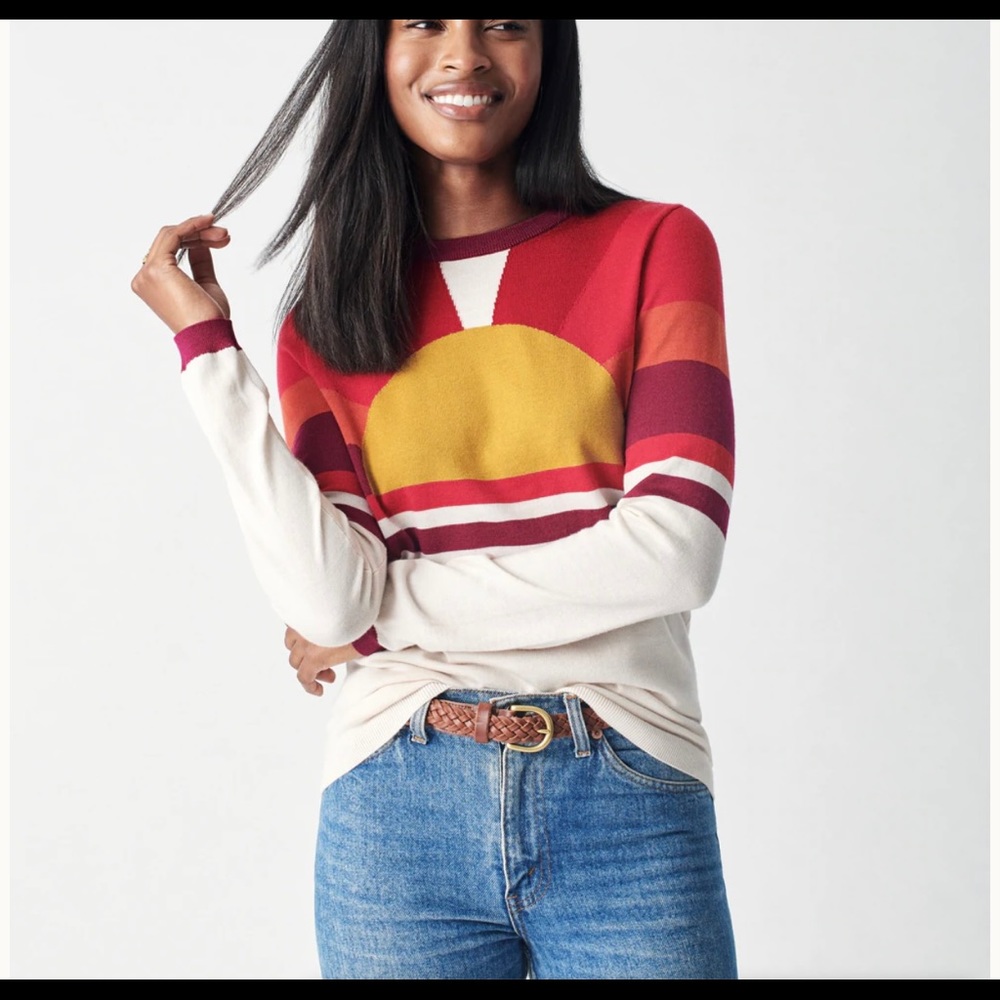 NWT Faherty Sunrise Sweater size Medium